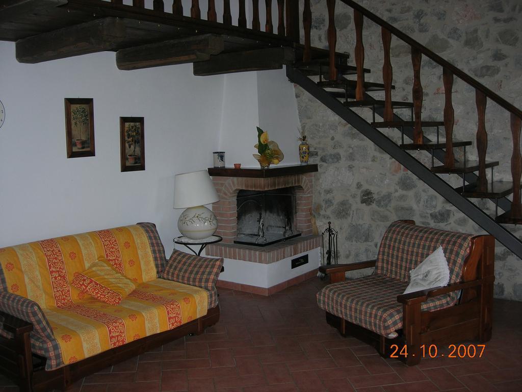 Agriturismo La Valle Del Sole Castiglione dʼOrcia Rum bild